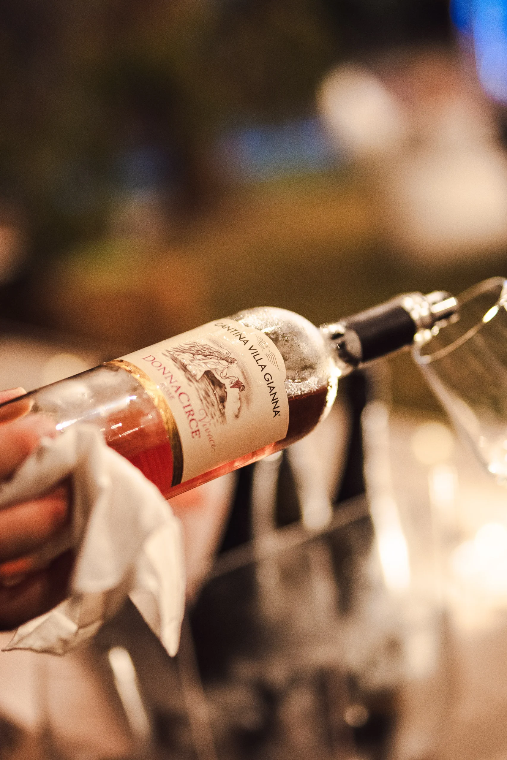 Il servizio del vino